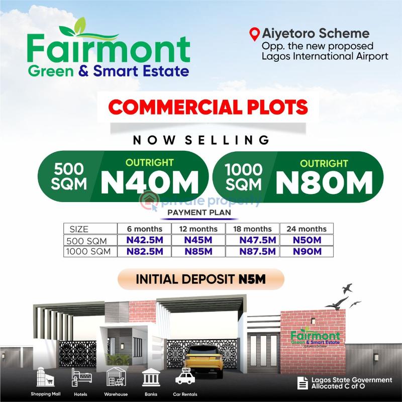Commercial Land For Sale Aiyetoro Scheme, Opposite The New Proposed International Airport Ibeju-Lekki Lagos - 0