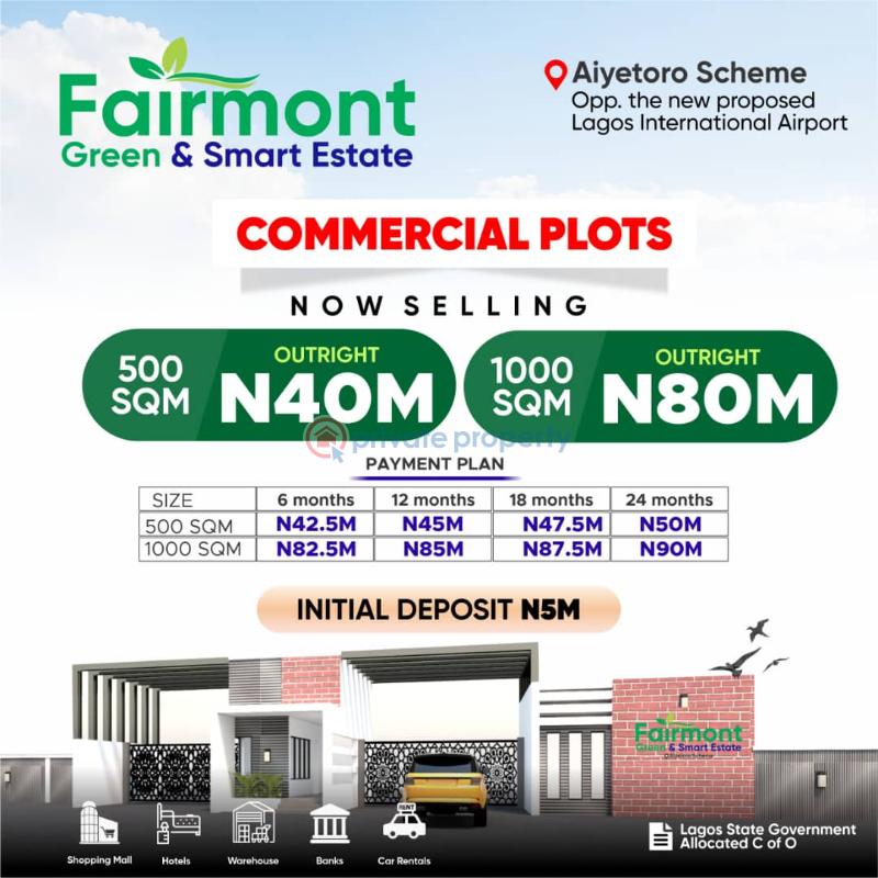 Commercial Land For Sale Lekki Free Trade Zone, Lekki Seaport, Dangote Refinery, Alaro City. Eleko Ibeju-Lekki Lagos - 0