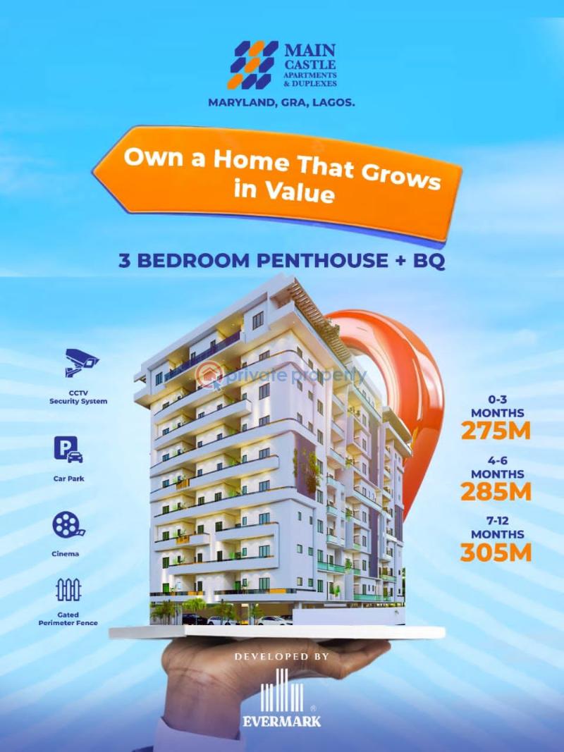 3 bedroom Block Of Flats For Sale Main Castle Apartments Maryland Ikeja Lagos - 3