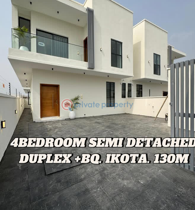 4 bedroom Semi detached Duplex For Sale Ikota Lekki Lagos - 1
