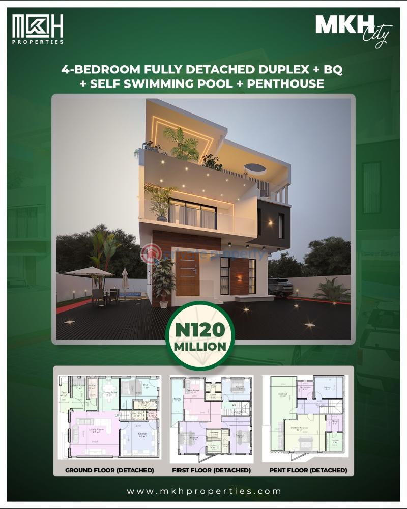 4 bedroom Detached Duplex For Sale Mkh City, 🗺 Olunde Scheme, Academy, Off Lagos Ibadan Expressway, Ibadan Oyo - 8