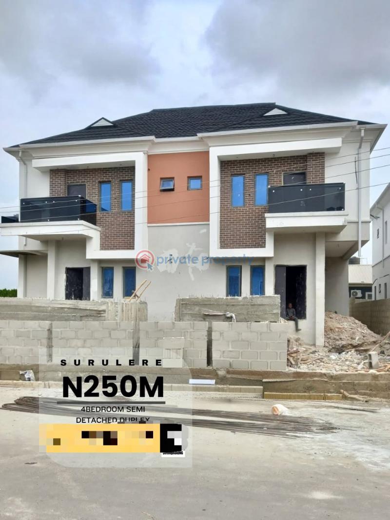 4 bedroom Semi detached Duplex For Sale Surulere Lagos - 13