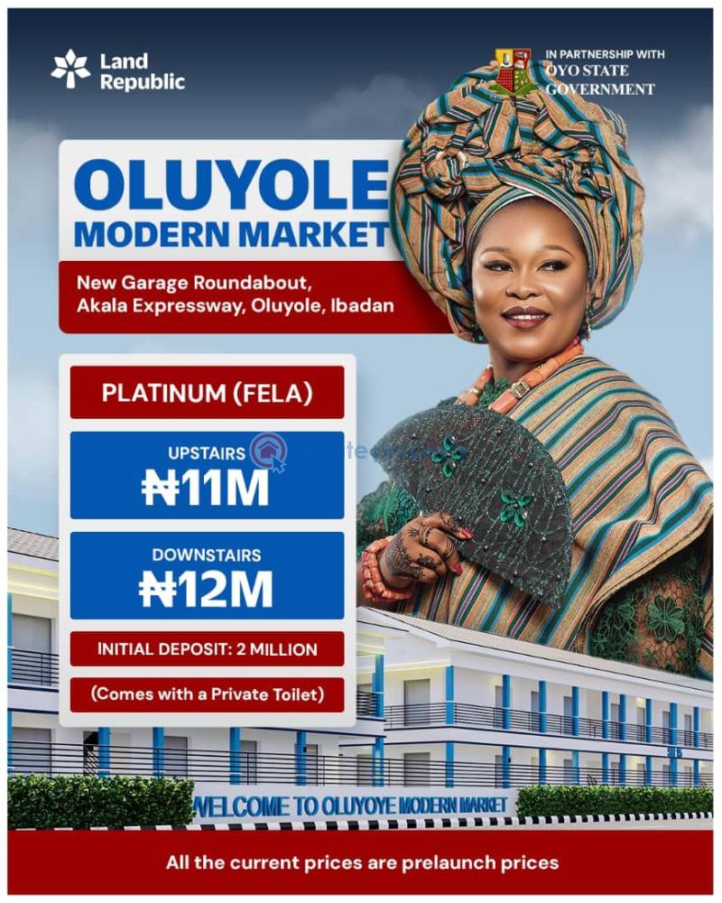Shop For Sale Oluyole Modern Market, New Garage Roundabout, Oluyole Lga, Ibadan* Oluyole Estate Ibadan Oyo - 4