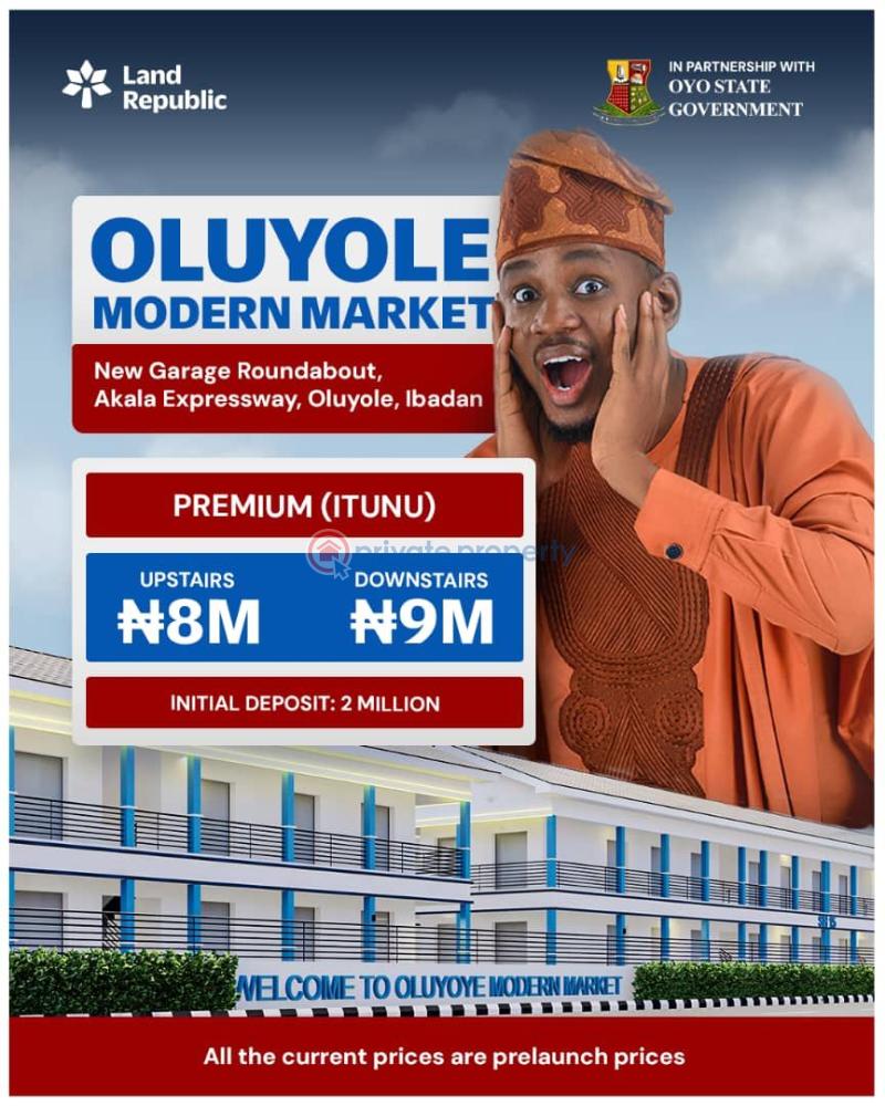 Shop For Sale Oluyole Modern Market, New Garage Roundabout, Oluyole Lga, Ibadan* Oluyole Estate Ibadan Oyo - 3