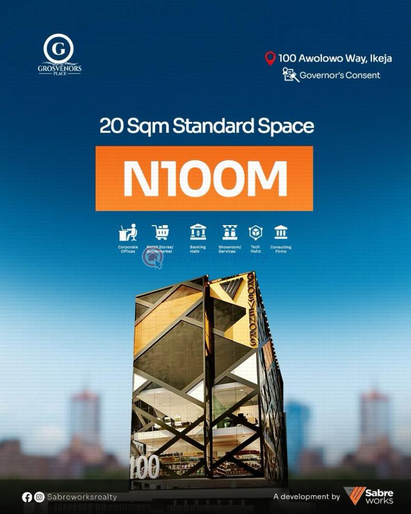 Office For Sale Grosvenors Place, Awolowo Way, Ikeja  Lagos - 1
