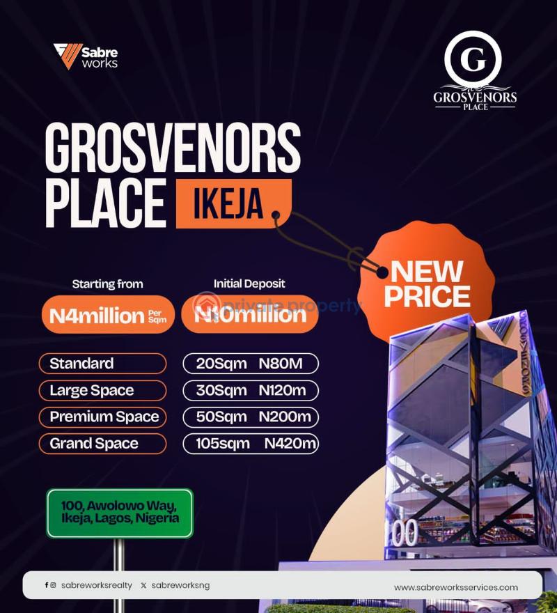 Office For Sale Grosvenors Place, Awolowo Way, Ikeja  Lagos