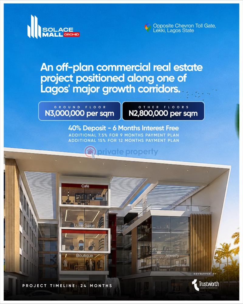 Shop For Sale Solace Mall, Orchid Road, Lafiaji Lekki Lagos - 0