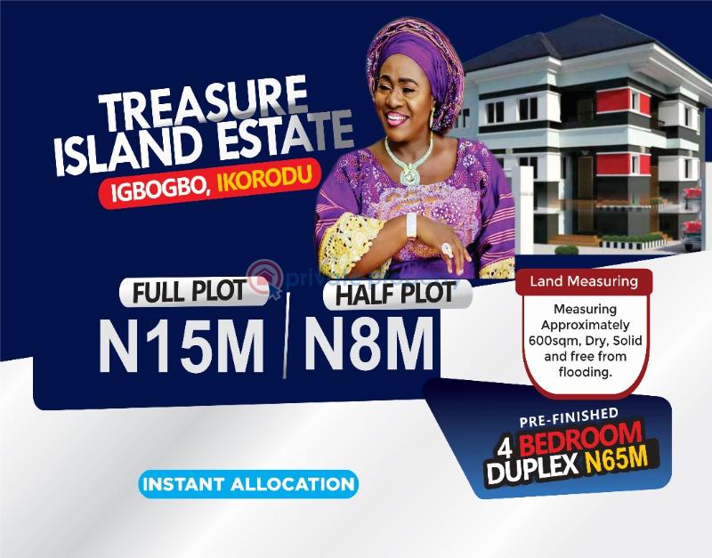 Land For Sale Treasure Island , Baiyeku, Igbogbo Ikorodu Lagos