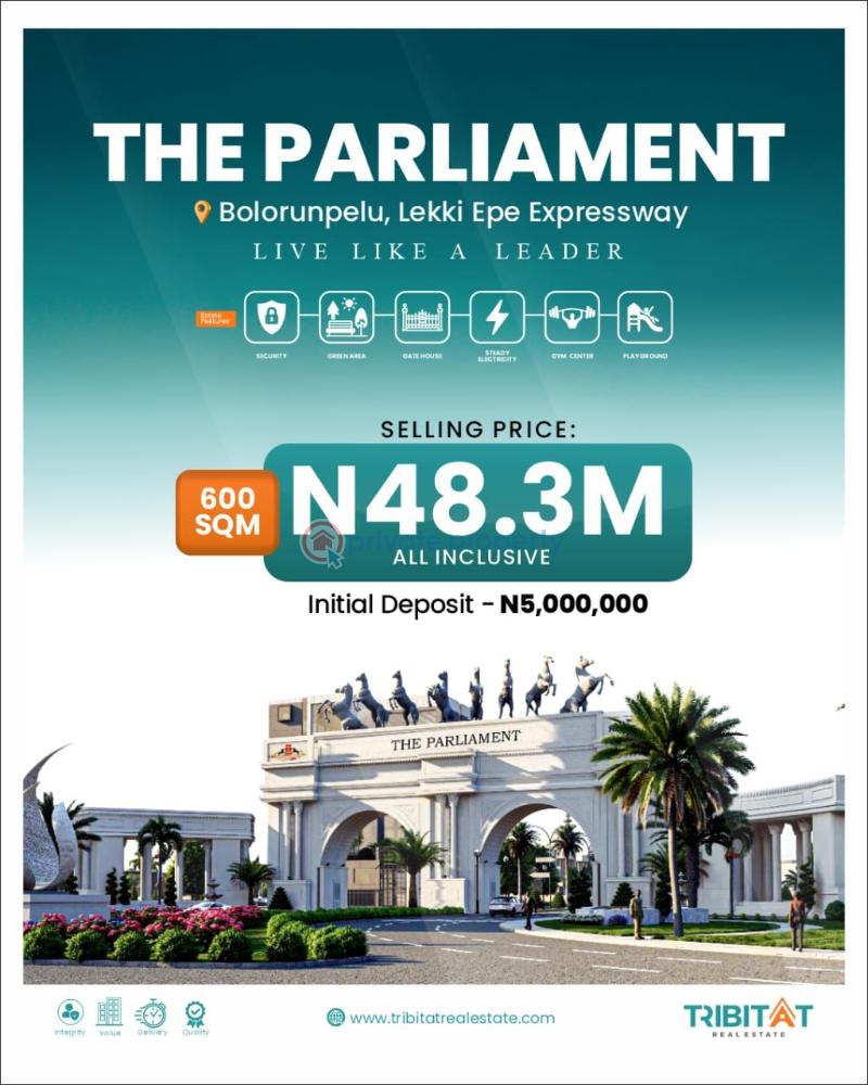 Mixed use Land For Sale The Parliament, Bolorunpelu Lekki Epe Expressway, Adjacent New Lekki International Airport, New Ibeju-Lekki Lagos - 3