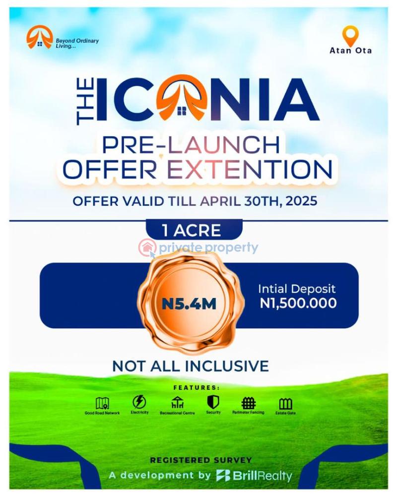 Mixed use Land For Sale The Iconia, Alan, Ota Idiroko, Ado Odo Ota Ogun - 0