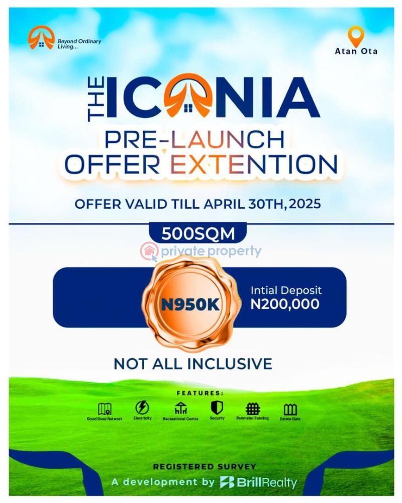 Mixed use Land For Sale The Iconia, Alan, Ota Idiroko, Ado Odo Ota Ogun - 1