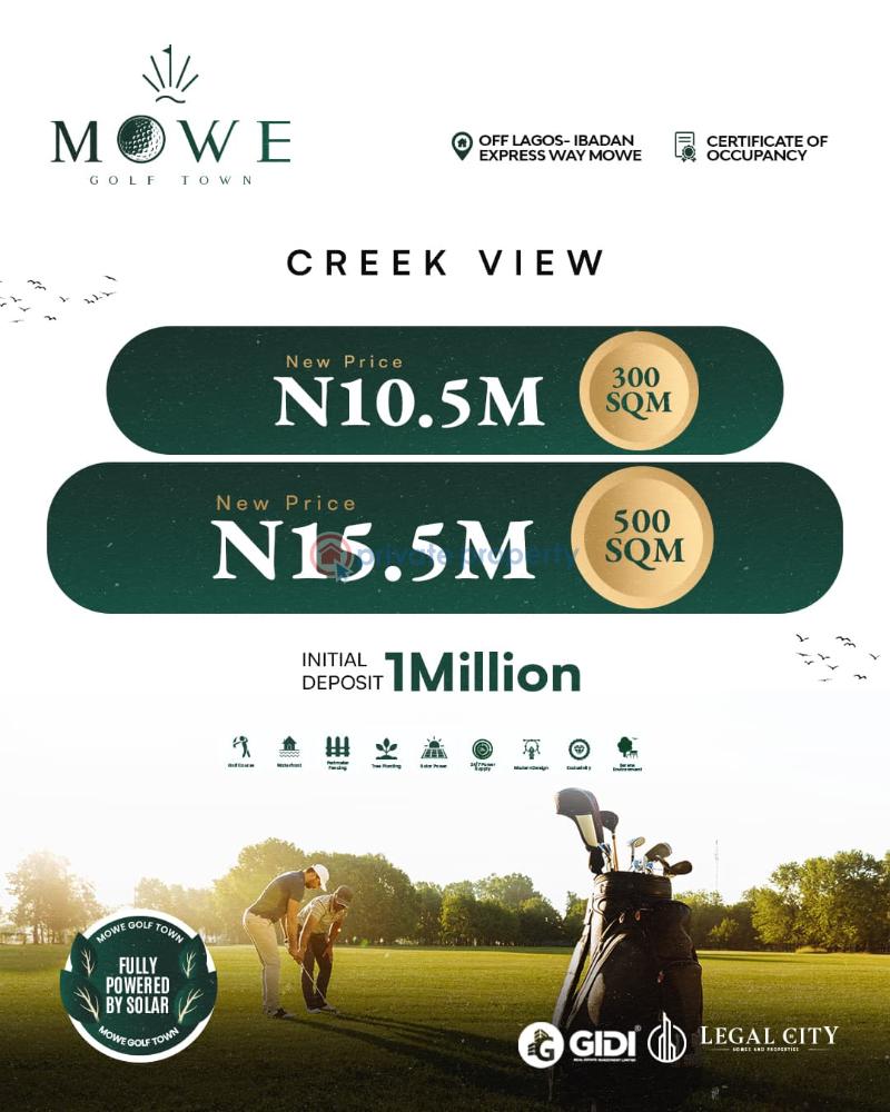 Mixed use Land For Sale Mowe Golf Town, Mowe Ogun area  - 3