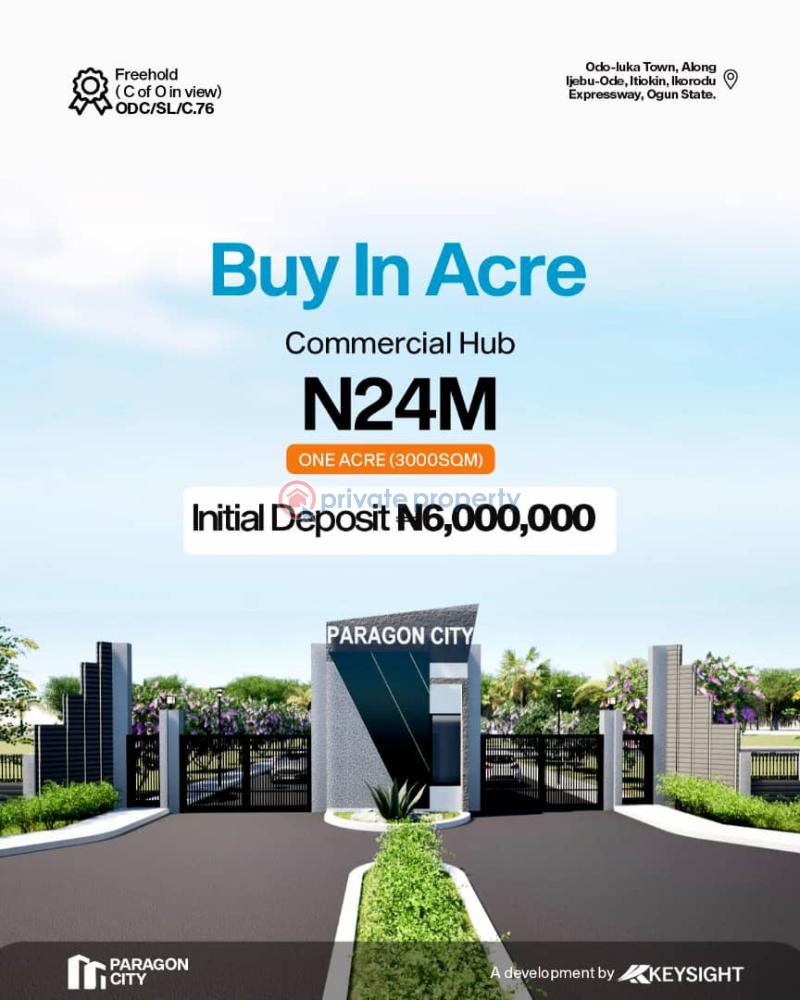 Mixed use Land For Sale Paragon City, Epe Ijebu Ode Ikorodu Expressway Ijebu Ode Ogun - 2