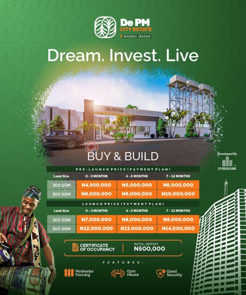 Fantastic plots of land - 1 Mixed use Land For Sale De Pm City Estate, Badeku, Egbeda(ibadan) Oyo - 1