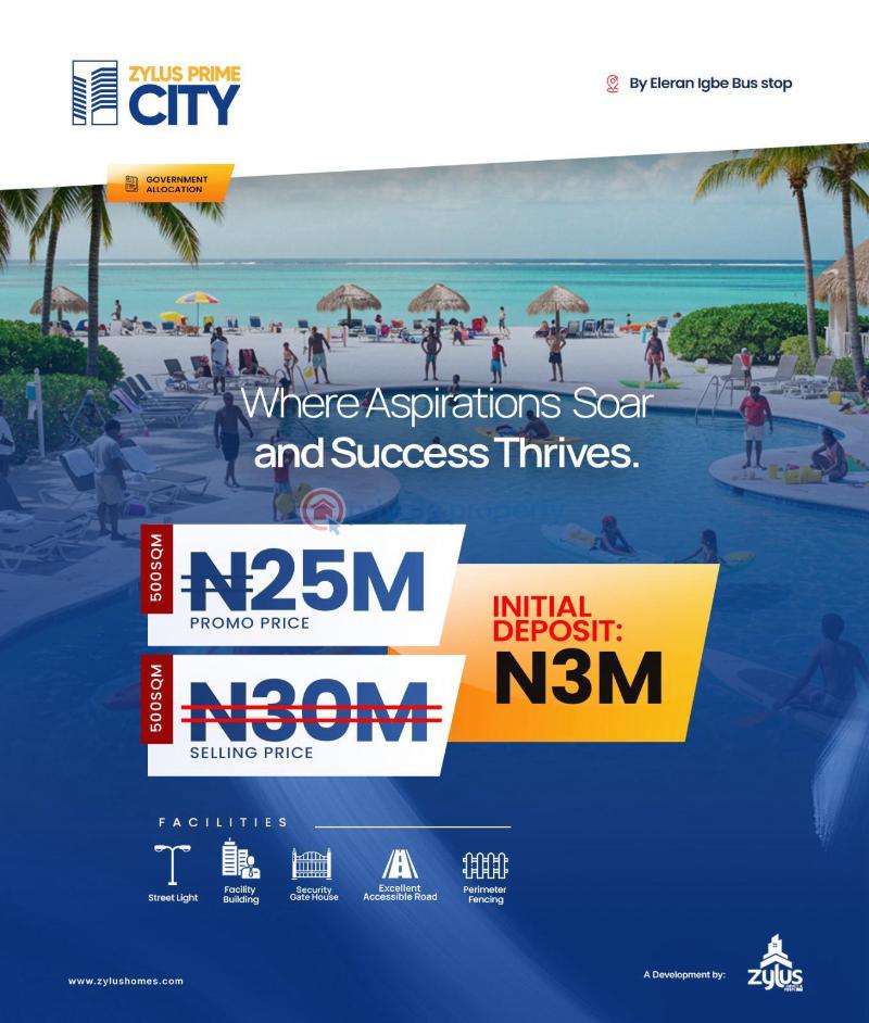 Mixed use Land For Sale Zylus Prime City, Eleran Igbe Ibeju-Lekki Lagos - 0