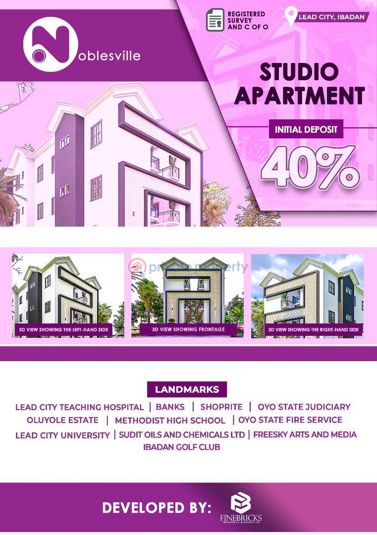 1 bedroom Studio Apartment For Sale Lagos Ibadan Express Way By Lead University Ibadan Oyo - 1
