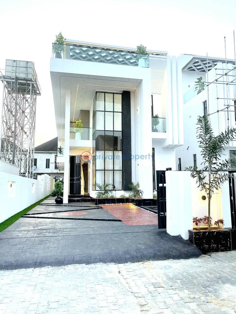 Fantastically perched luxury 5 bedroom smart home - 1 5 bedroom Detached Duplex For Sale Chevron Drive Lekki Lagos - 1
