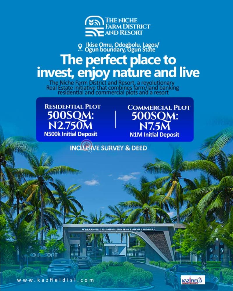 Residential Land For Sale Odogbolu Ogun - 0