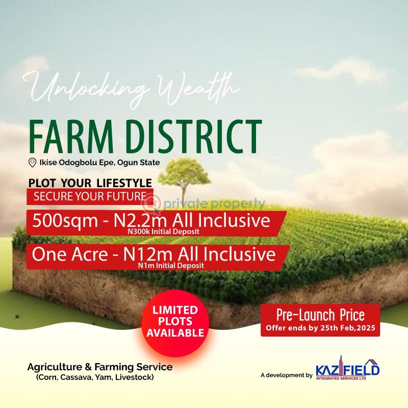 Mixed use Land For Sale Ikese Odogbolu, Epe, Ogun State. Odogbolu Ogun - 3