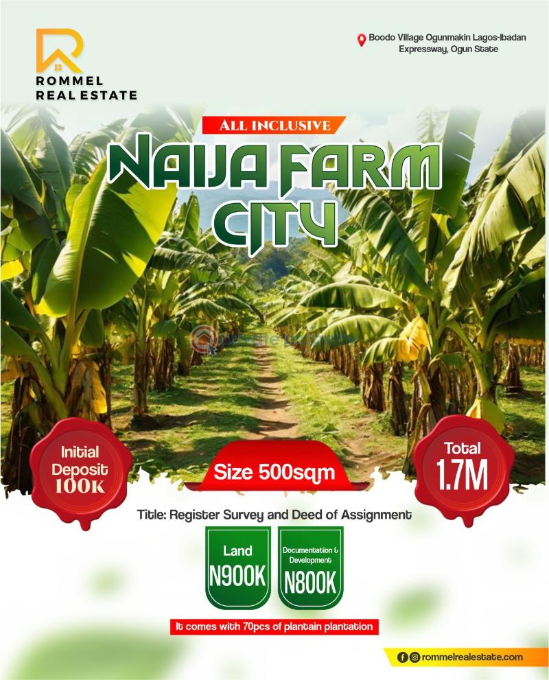 Mixed use Land For Sale Boodo Ogun Makin Obafemi Owode  - 0