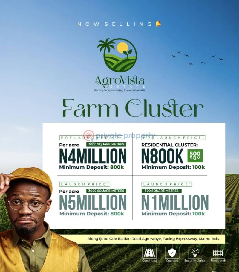 Farm land at ijebu ode Land For Sale Agowoye Ijebu Ode Ogun