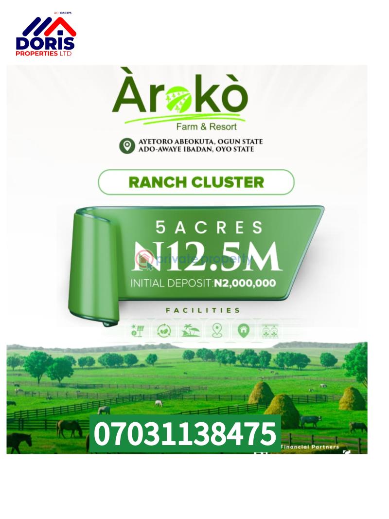 Mixed use Land For Sale Aroko Farm And Resort Abeokuta Ogun - 4