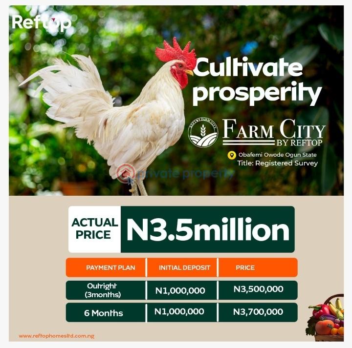 Land For Sale Ojere Obafemi Owode Ogun