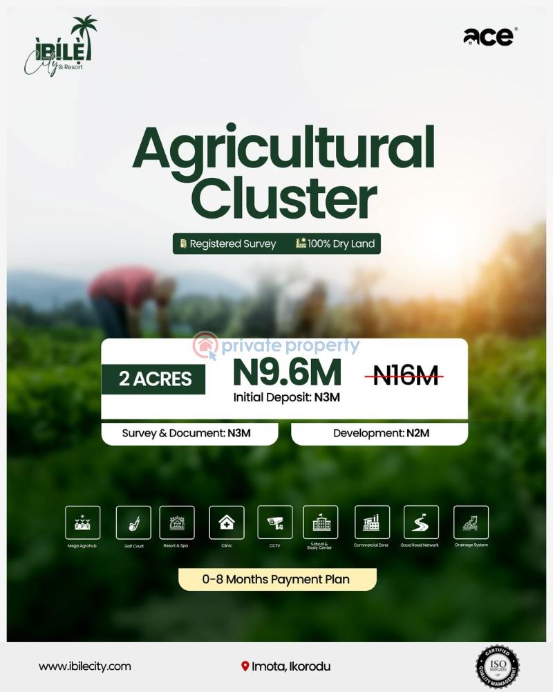 Commercial Land For Sale Ibile City & Resort Imota Ikorodu Ogun Ogun area  - 1