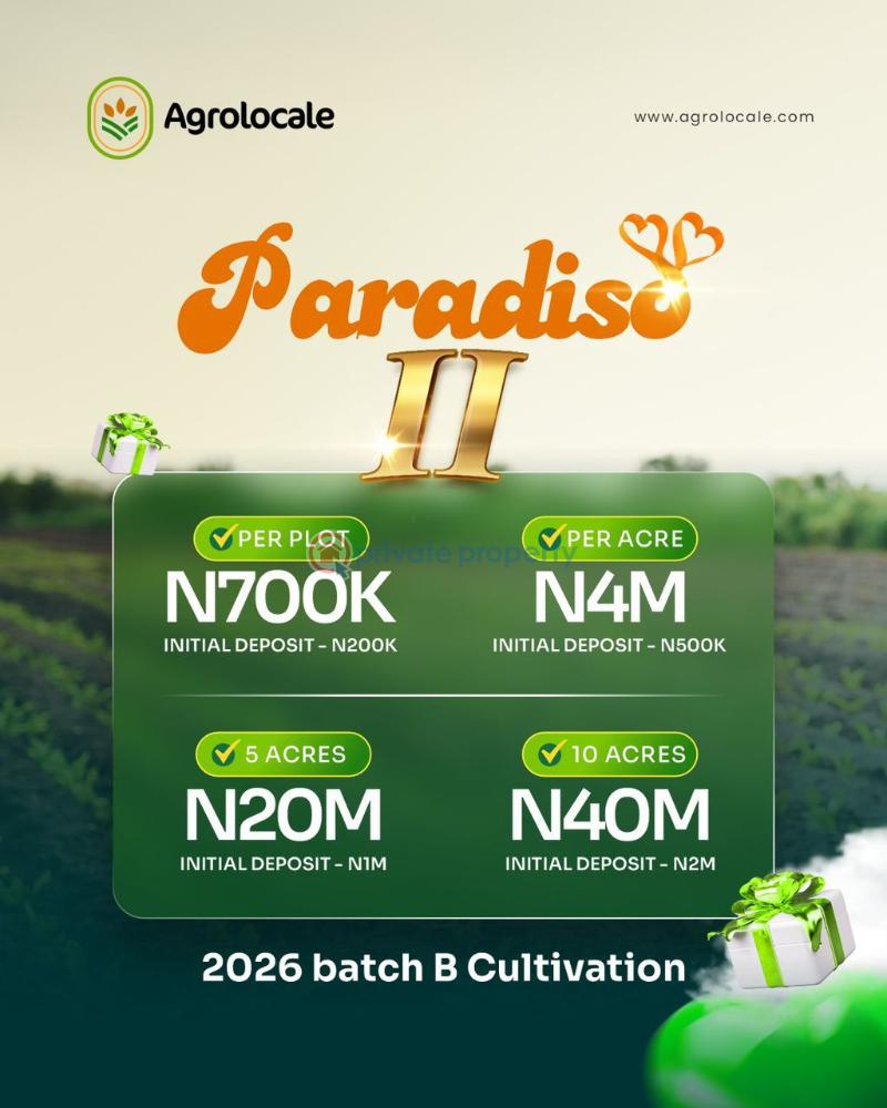 Mixed use Land For Sale Paradisso Farm Alabata Abeokuta Ogun - 0