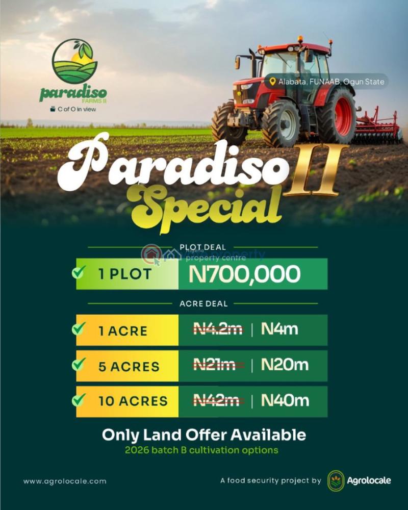Mixed use Land For Sale Paradisso Farm Alabata Abeokuta Ogun - 3