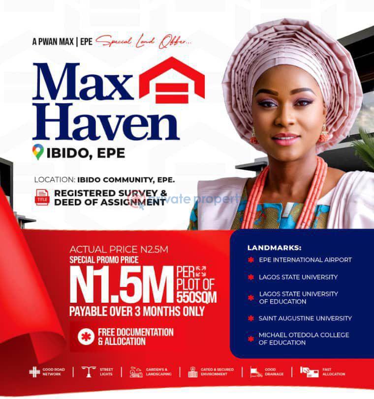 Fast selling land at epe, ibido community epe - 0 Mixed use Land For Sale Close To Epe International Airport, Lagos State University Epe Lagos - 0