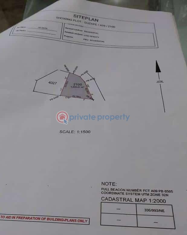 Land For Sale Guzape By Coza Guzape Abuja Phase 1 