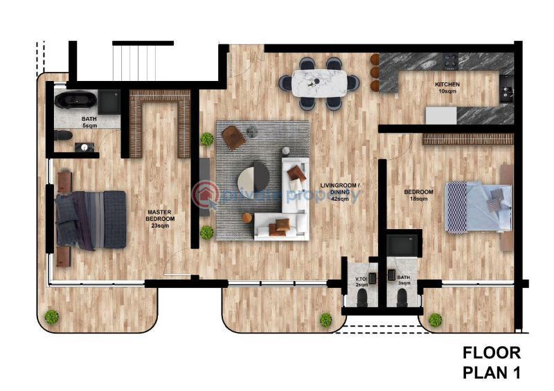 2 bedroom Mini Flat For Sale Lekki Phase 1 Lagos - 6