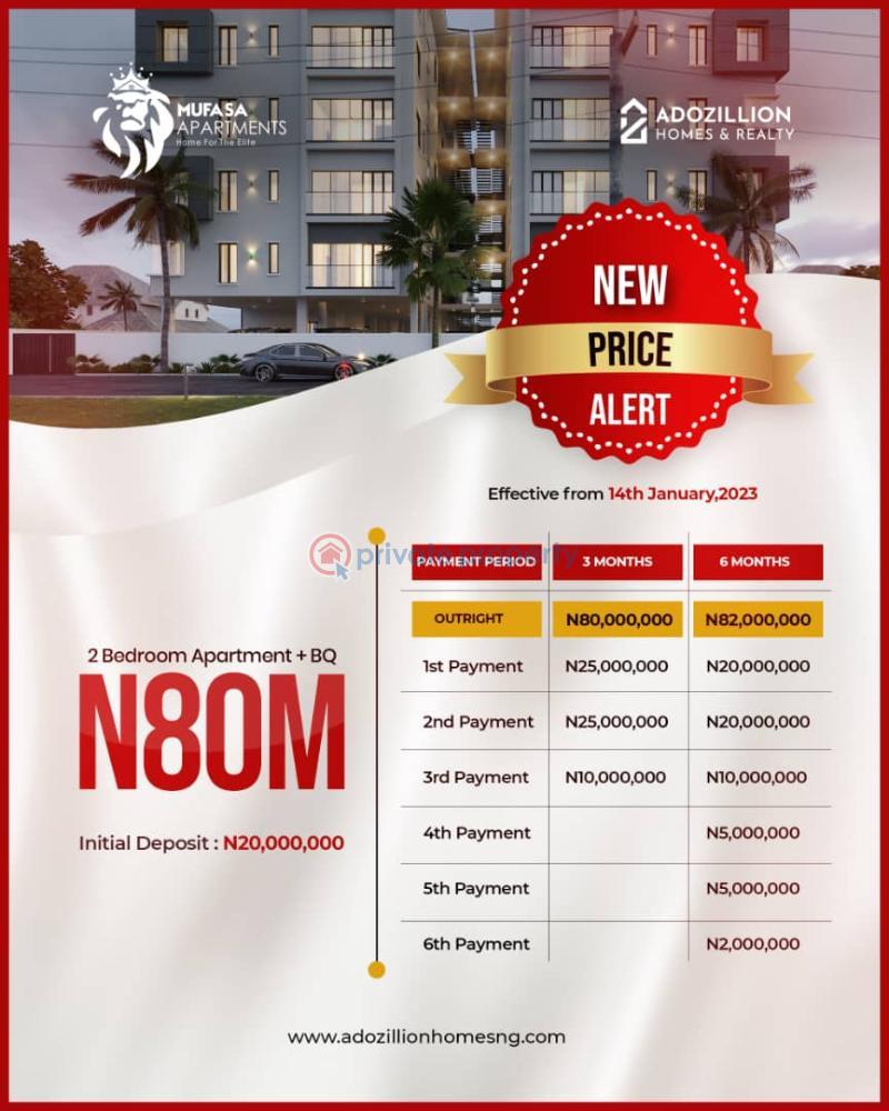 2 bedroom House For Sale Location Elegushi Ikate Elegushi Lekki Lagos