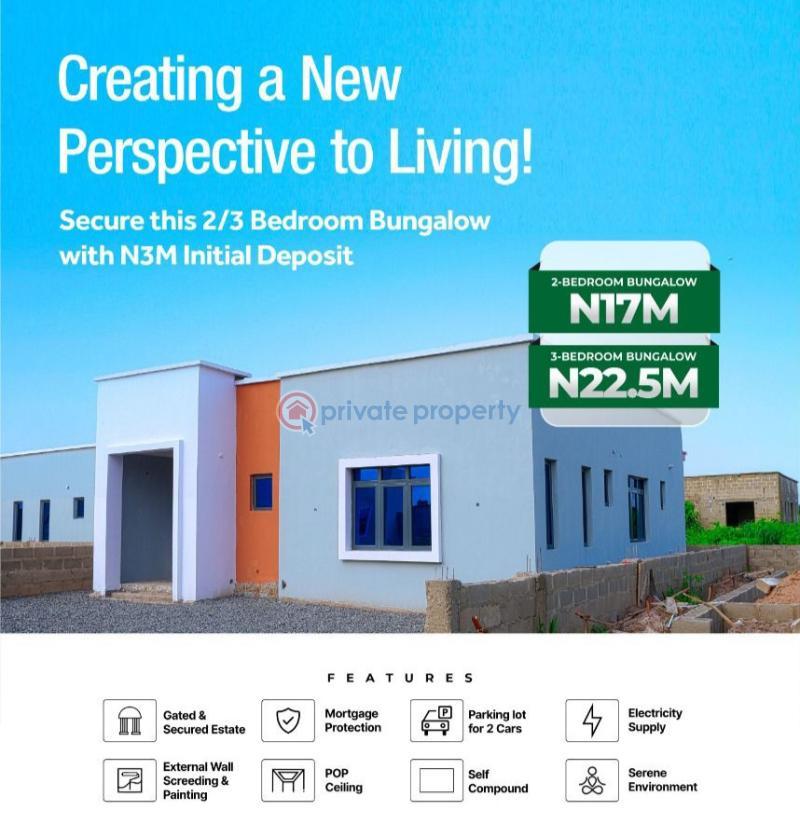 For sale 2 bedroom Bungalow Almond Estate Mowe Town Mowe Ogun area