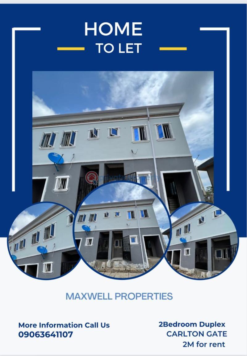 For rent 2 bedroom Duplex Carlton Gate Estate, Akobo Ibadan Oyo (PID