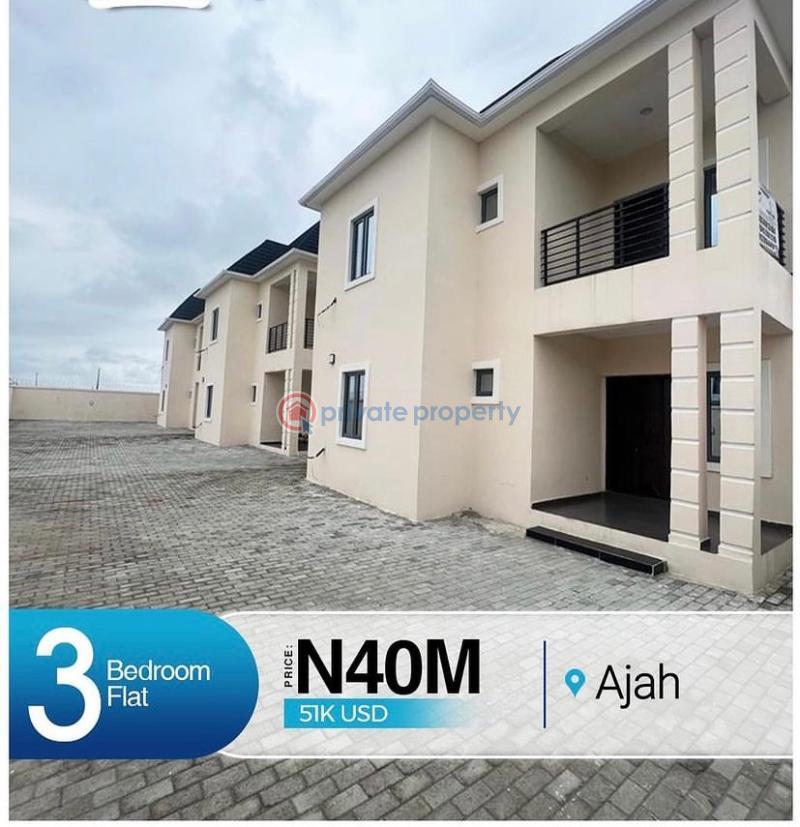 3 bedroom Flat & Apartment For Sale Ajah Ilaje Lekki Lagos Ilaje Ajah Lagos - 0