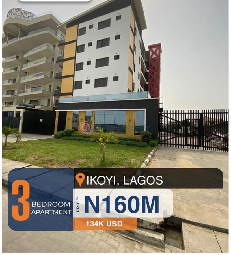 3 bedroom apartment - 1 3 bedroom Block Of Flats For Sale Osborne Estate Ikoyi Lagos Osborne Foreshore Estate Ikoyi Lagos - 1