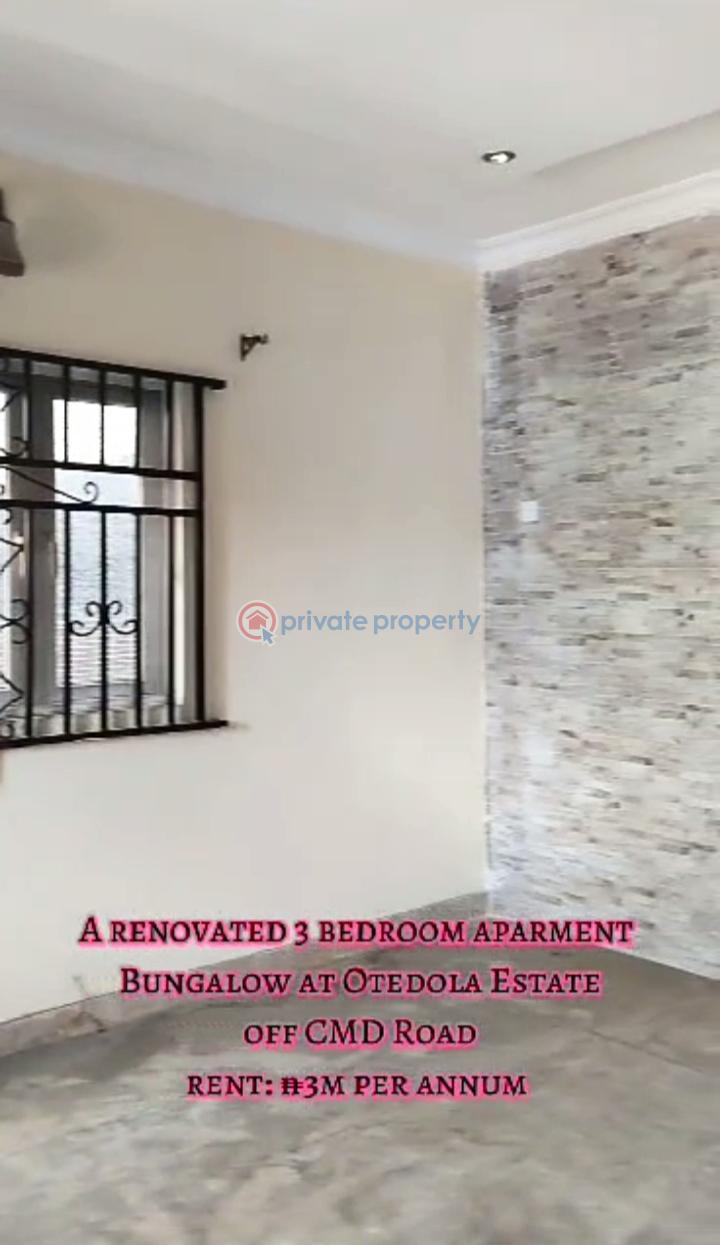 For rent 3 bedroom Detached Bungalow Otedola Estate, Off Cmd Road Cmd
