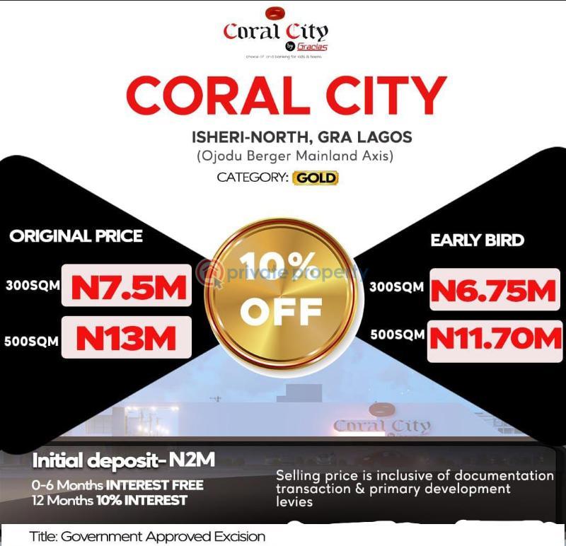 For sale Land Isheri North Gra Isheri North Ojodu Lagos (PID 1PATVP