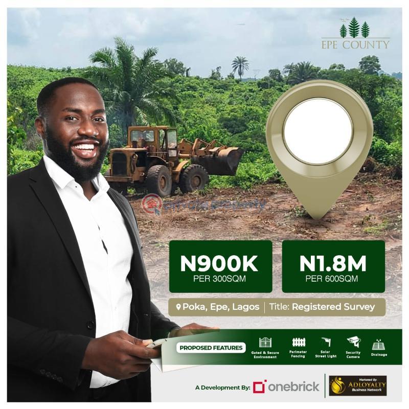 Land For Sale Poka Epe Lagos - 0