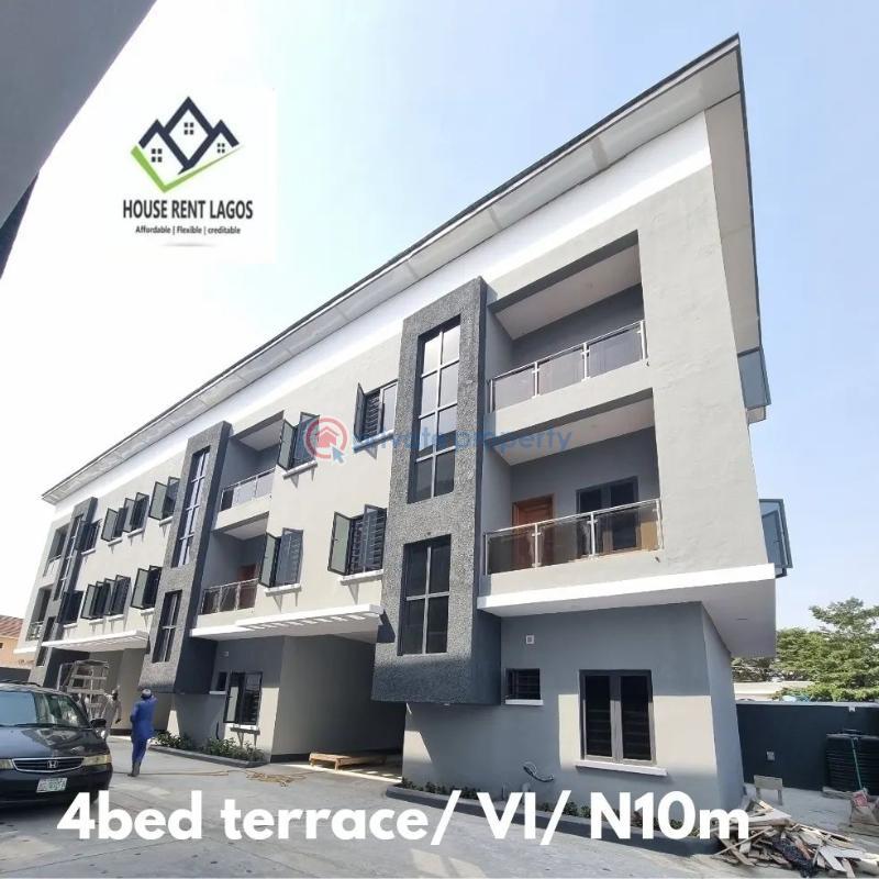 4 bedroom House For Rent Victoria Island Lagos (PID 6PAMLE) Private