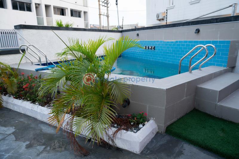 5 bedroom duplex with pool with cinema - 9 5 bedroom Duplex Short let Ilasan Lekki Lagos - 9
