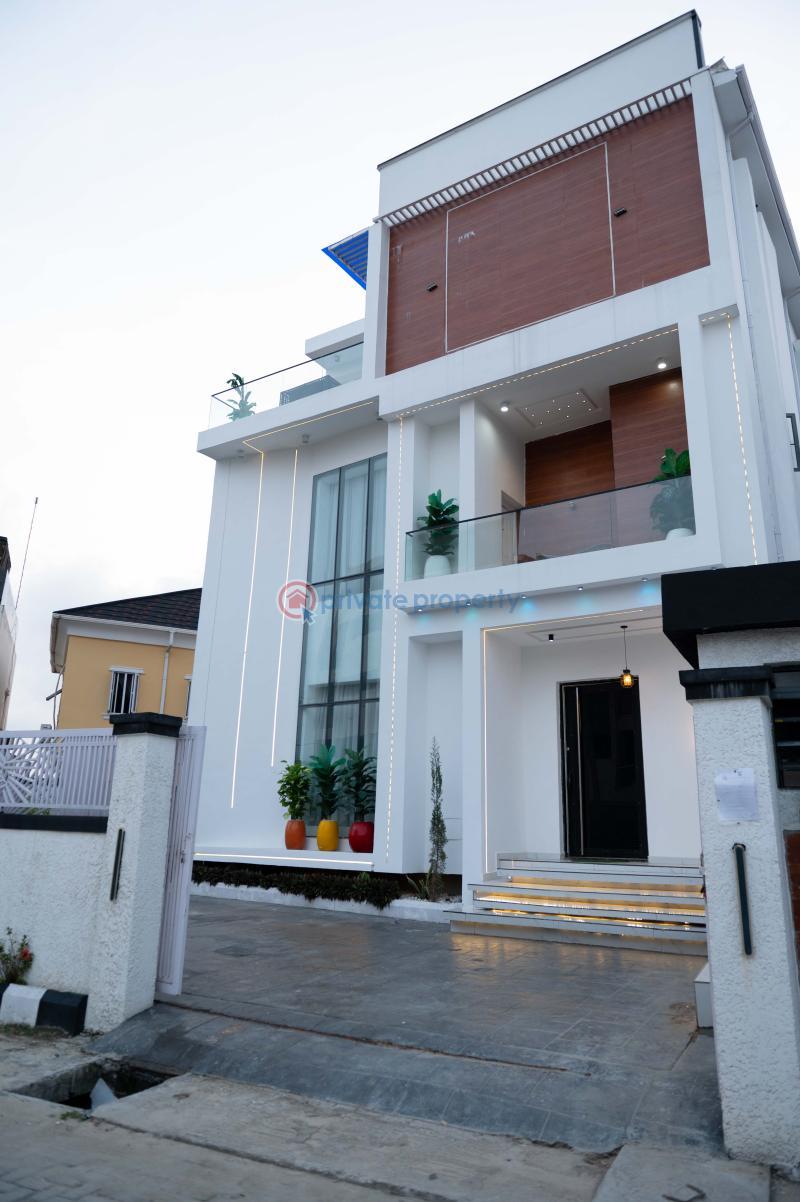 5 bedroom duplex with pool with cinema - 0 5 bedroom Duplex Short let Ilasan Lekki Lagos - 0