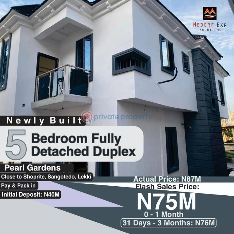 5 bedroom House For Sale Pearl Gardens Sangotedo Ajah Lagos - 2