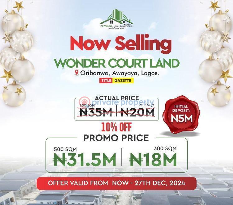 Land For Sale Awoyaya, Oribanwa, Ibeju Lekki, Lagos Oribanwa Ibeju-Lekki Lagos - 1