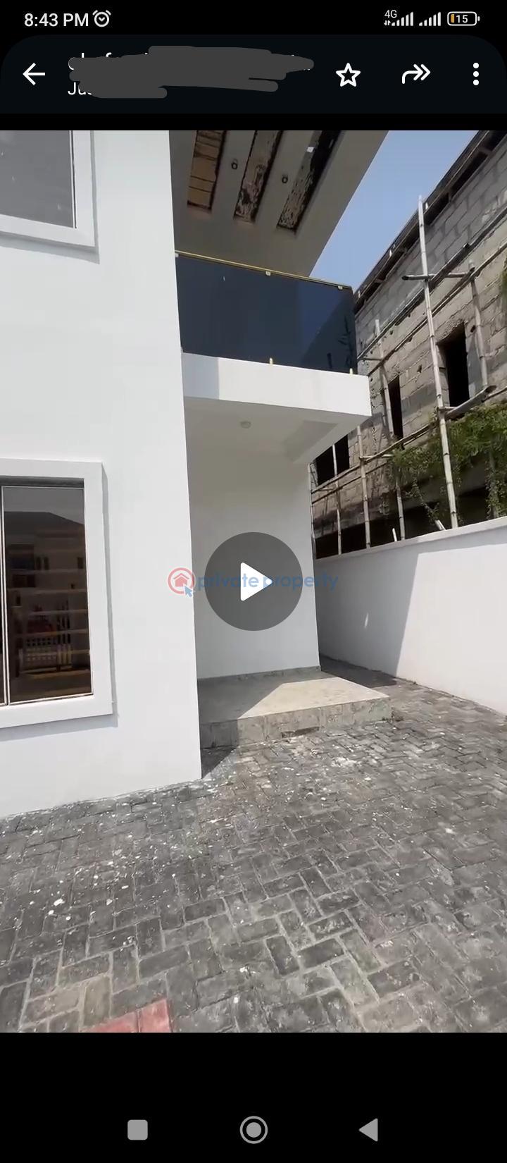 5 bedroom Semi detached Duplex For Sale Palm City Estate By Ajah Brigde Ajah Lagos - 3