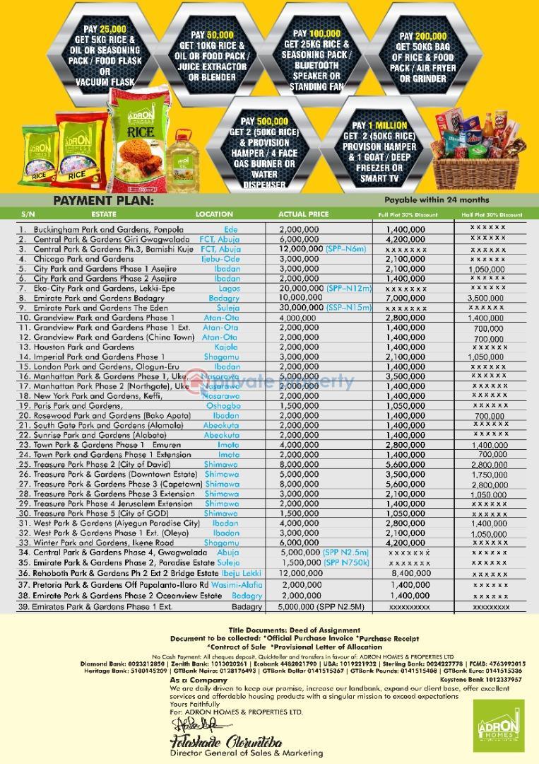 Adron homes estate land - 1 Land For Sale Behind Centenary City Estate Kuje Abuja Phase 4  - 1