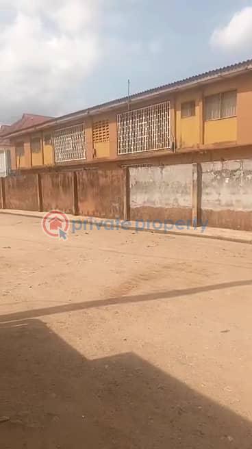 Block of flats - 1 House For Sale Off Olaniyi Road New Oko Oba, Ifako Ijaiye Lekki Expressway Lagos - 1