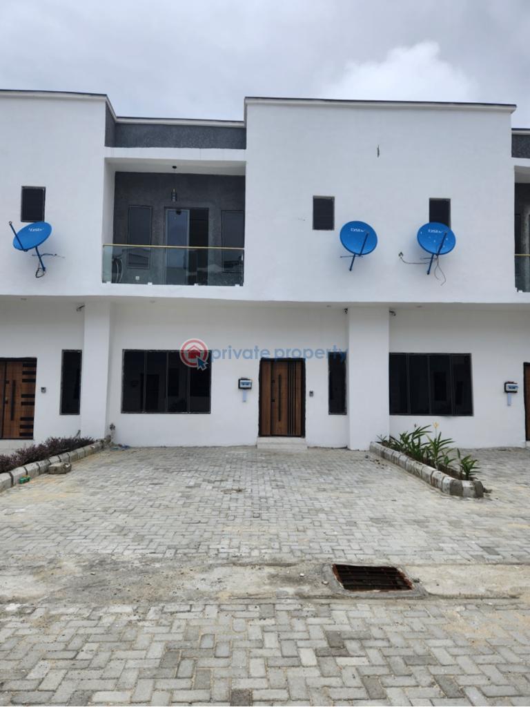 3 bedroom Duplex For Rent Inside A Court/ Estate Along Spg Road Very Nice Ologolo Lekki Lagos - 1